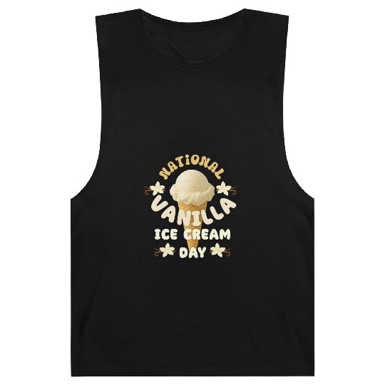National Vanilla Ice CreaM Day Design Barnard Tanks