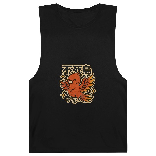 Kawaii Phoenix Japanese Barnard Tanks