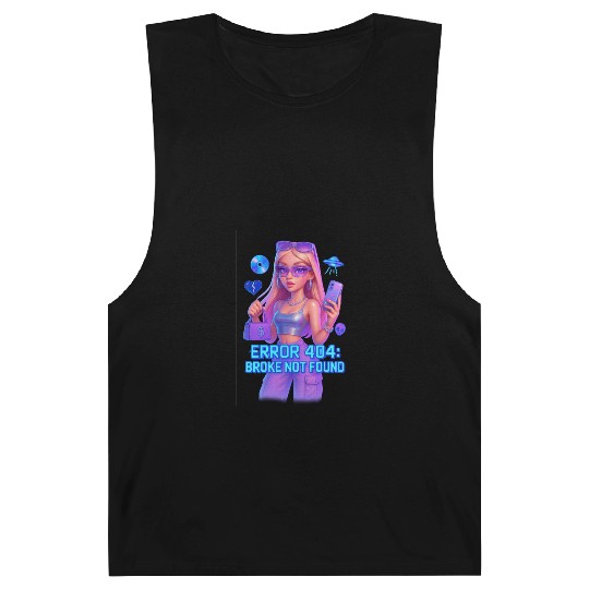 Y2K Rich Girl - ERROR 404 Bold Aesthetic Barnard Tanks