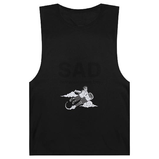 SAD – Self-Awareness Day Barnard Tanks for Happy Lone Wolves