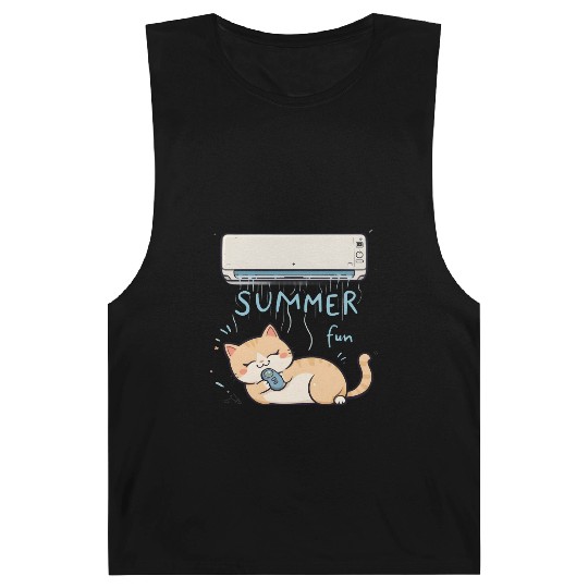 Funny Cat Barnard Tanks | Retro Cat Meme Barnard Tanks