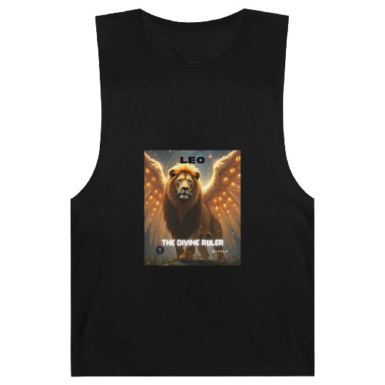 Leo the Divine Ruler with Angel Wings Barnard Tanks