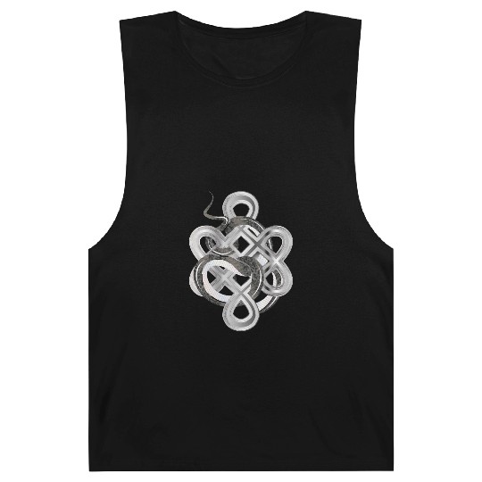 Silver Snake Knot – Mystical & Elegant Barnard Tanks