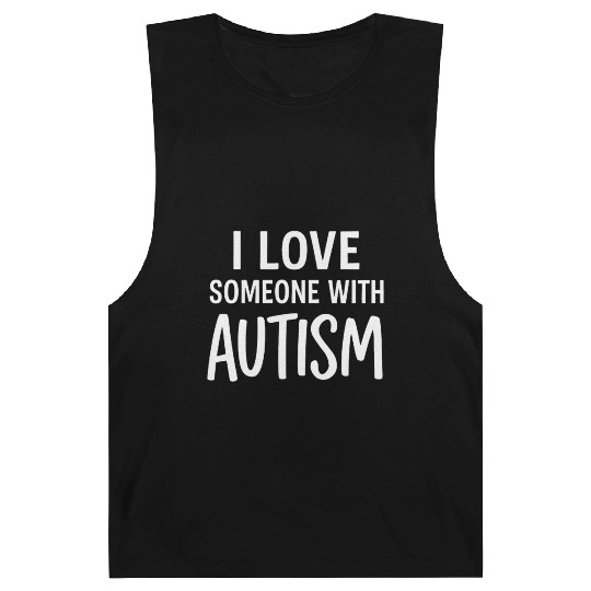 I Love Someone With Autism Barnard Tanks