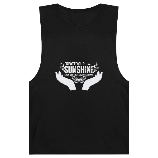 Hopeful Sunshine Motivational Quote Barnard Tanks