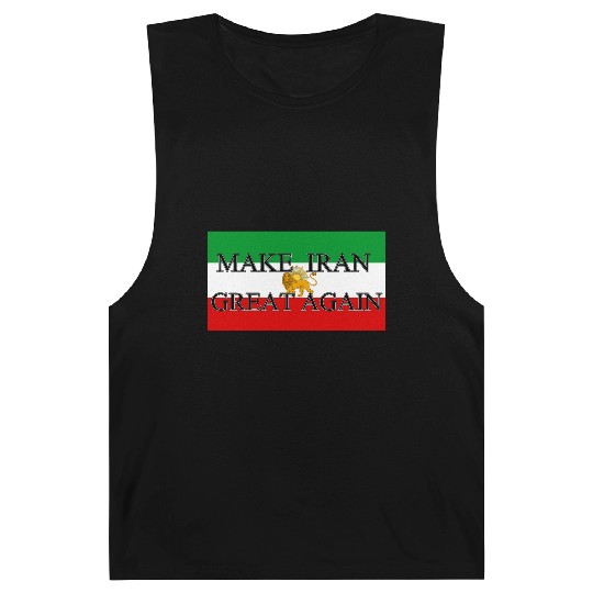 Make IRAN Great Again with Iranian Flag Barnard Tanks