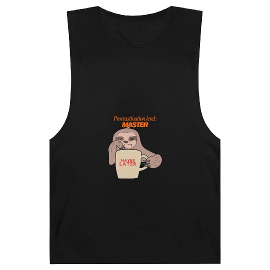 Procrastination level: Master - Lazy Sloth mug des Barnard Tanks