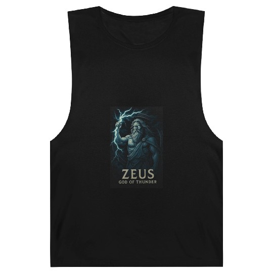 Zeus God of Thunder Mythology Design Barnard Tanks
