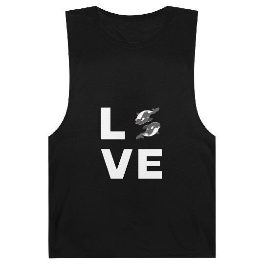 Love Orca Lover Killer Kids Boys Girls Men Women Barnard Tanks