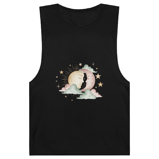 Sun & Moon Embrace Barnard Tanks design