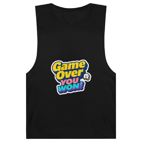 Game Over You Won Motivational Sticker Barnard Tanks
