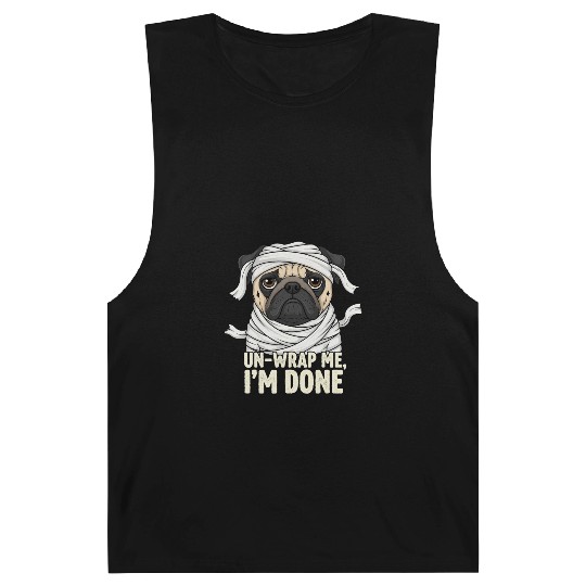 Funny Mummy Dog Illustration Barnard Tanks