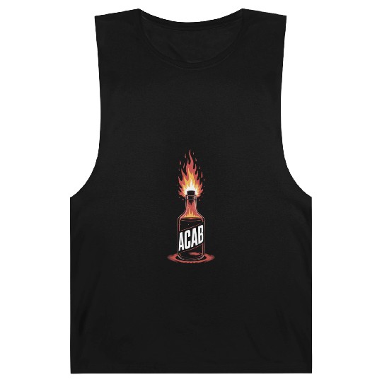Fiery ACAB Bottle Illustration Barnard Tanks