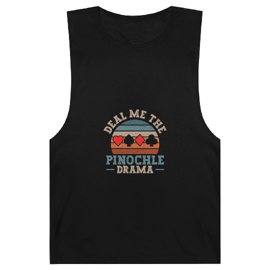 Cool Pinochle Drama Novelty Game Night Session Barnard Tanks