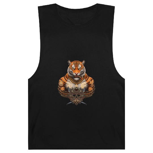 Fierce Tiger Warrior Design Barnard Tanks
