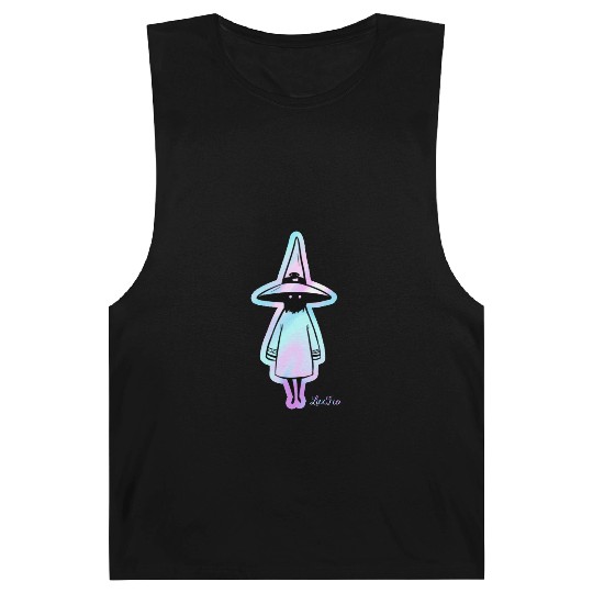 Mystical Witch with Neon Aura Barnard Tanks