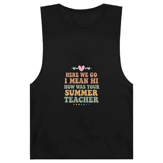 Summer Teacher Appreciation Quote Design Barnard Tanks