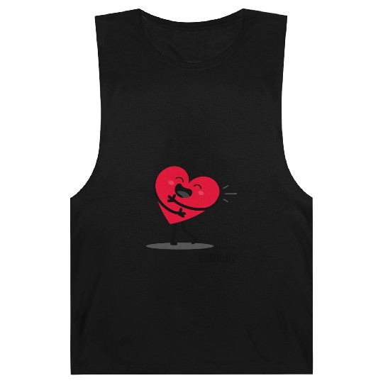 Joyful Heart Embrace Illustration Barnard Tanks
