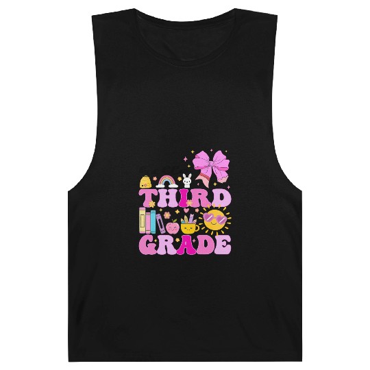 Hello Third Grade, Preppy Back to School Barnard Tanks