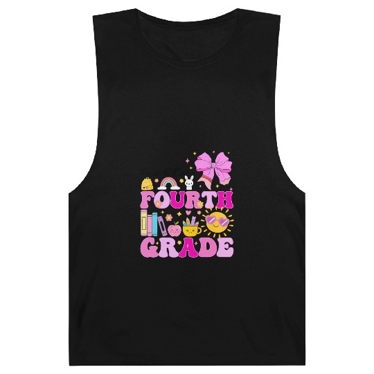 Hello Fourth Grade, Preppy Back to School Barnard Tanks