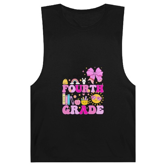 Hello Fourth Grade, Preppy Back to School Barnard Tanks