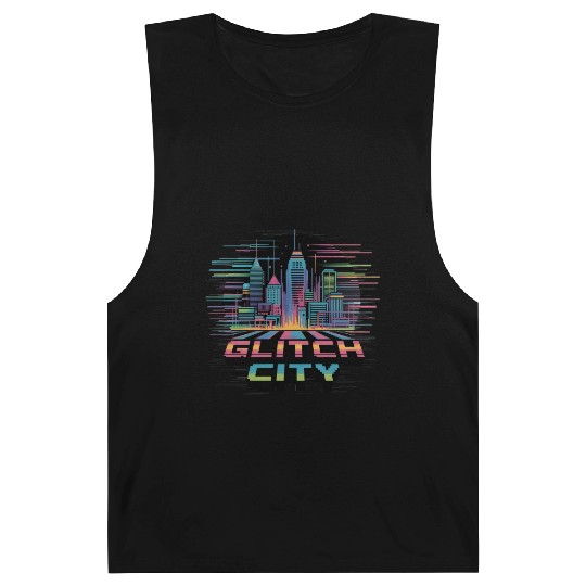 Neon Cyberpunk Cityscape Design Barnard Tanks