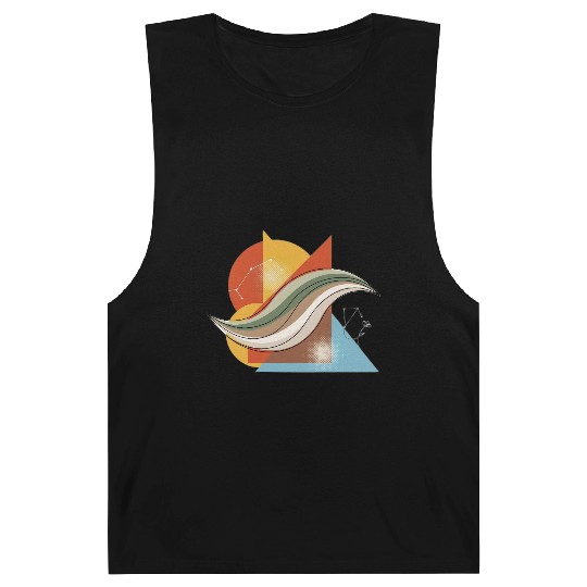 Abstract Geometric Nature Motif Barnard Tanks
