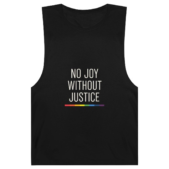 Queer Pride Queer Joy LGBTQ+ Affirmation Trans Barnard Tanks