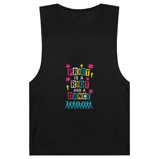 Queer Pride Queer Joy LGBTQ+ Affirmation Trans Barnard Tanks