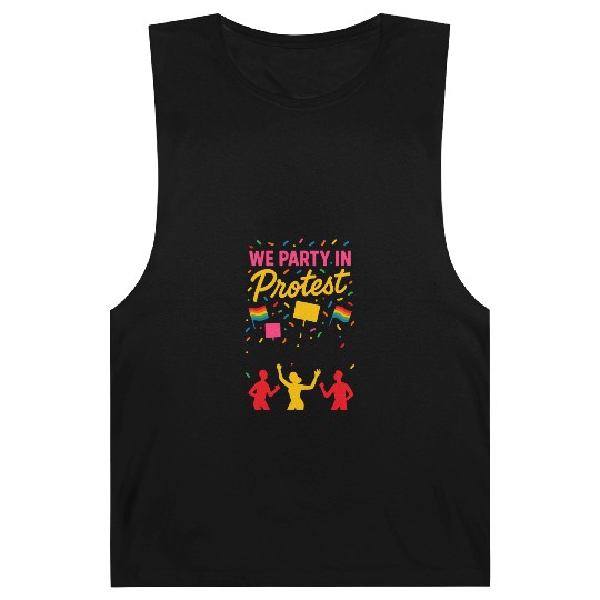 Queer Pride Queer Joy LGBTQ+ Affirmation Trans Barnard Tanks