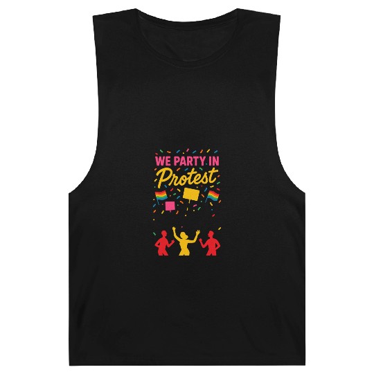 Queer Pride Queer Joy LGBTQ+ Affirmation Trans Barnard Tanks