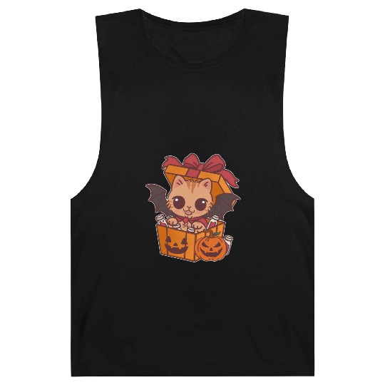Halloween Cat with Potion Gift Box Barnard Tanks