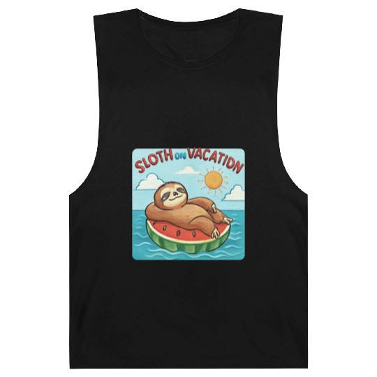 Sloth on Vacation – Watermelon Pool Float Barnard Tanks