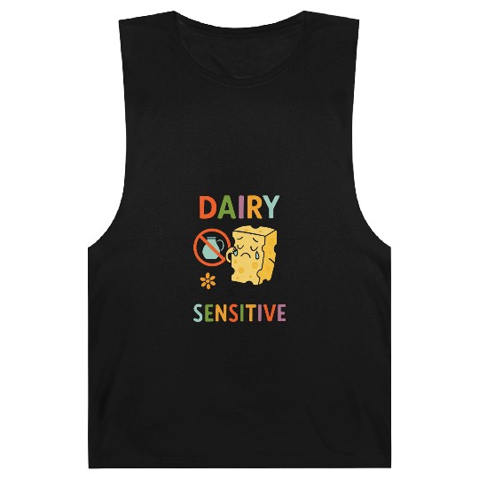 Dairy Sensitive Sad Cartoon Design Barnard Tanks