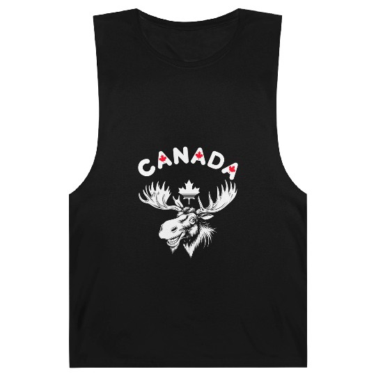 Canadian Moose with Maple Leaf Emblem Barnard Tanks