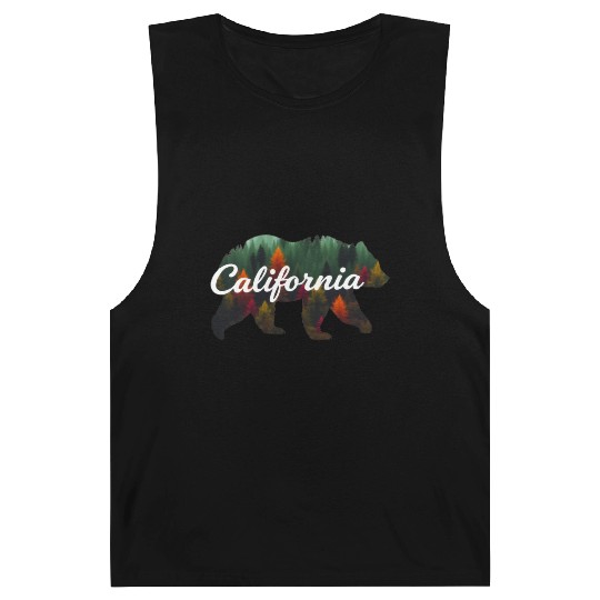 California Bear Forest Scene Barnard Tanks