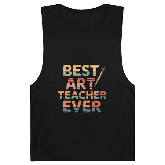 Retro Best Art Teacher Ever  Barnard Tanks