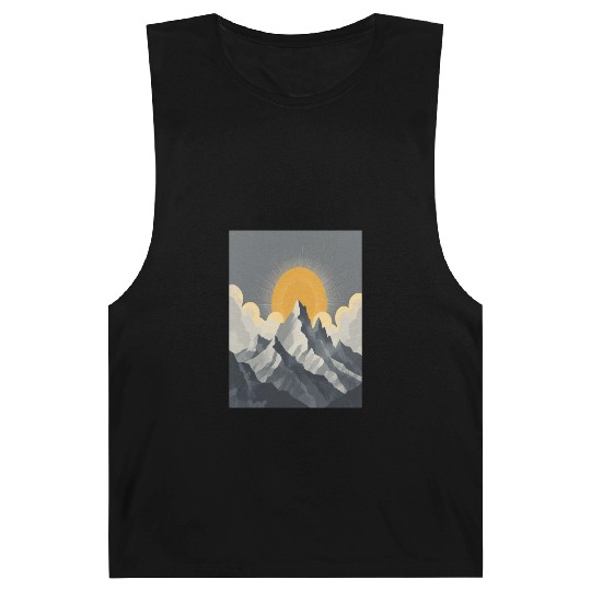 Majestic Mountain Sunrise – Minimalist Nature Land Barnard Tanks