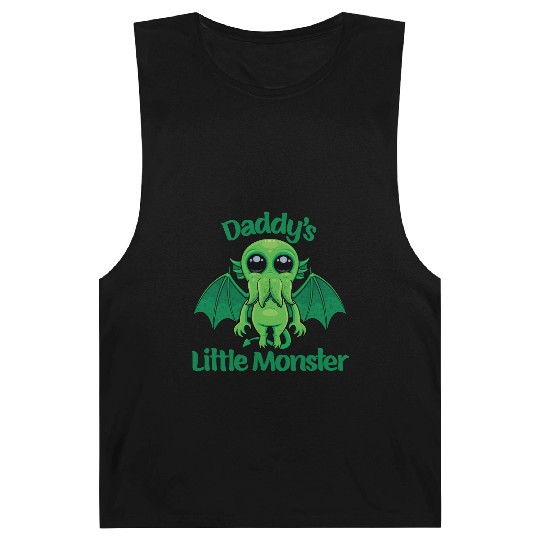 Daddy’s Little Monster Cute Baby Cthulhu Barnard Tanks