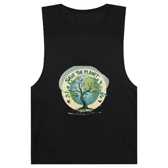 Earth Tree Save the Planet Illustration Barnard Tanks