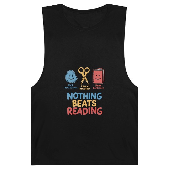 Nothing Beats Reading Funnny Rock Paper Scissors  Barnard Tanks