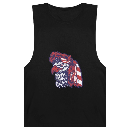 Patriotic Eagle with American Flag Accents Barnard Tanks