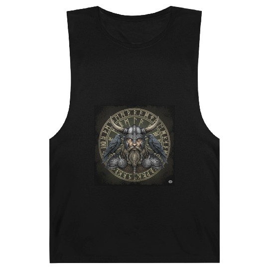 Viking Warrior with Ravens Embossed Helm Barnard Tanks