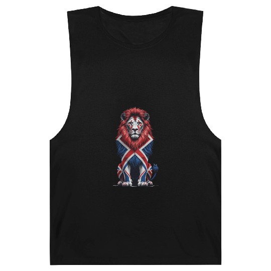 Regal Lion with Union Jack Mane Barnard Tanks