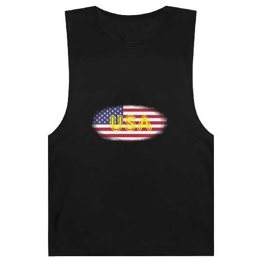American Flag USA Barnard Tanks