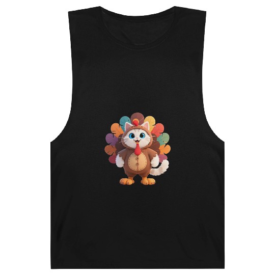 Cute Turkey Cartoon Costume "Aniverse Cats" Barnard Tanks