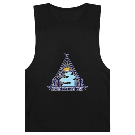 Acadia National Park Camping Scene Barnard Tanks