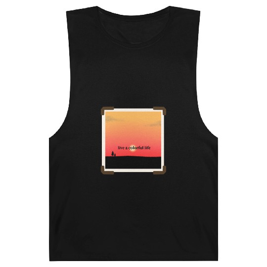 Colorful sunsets with modern text Barnard Tanks