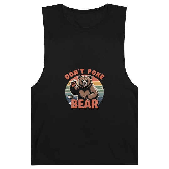 Don’t Poke The Bear Vintage Style Barnard Tanks