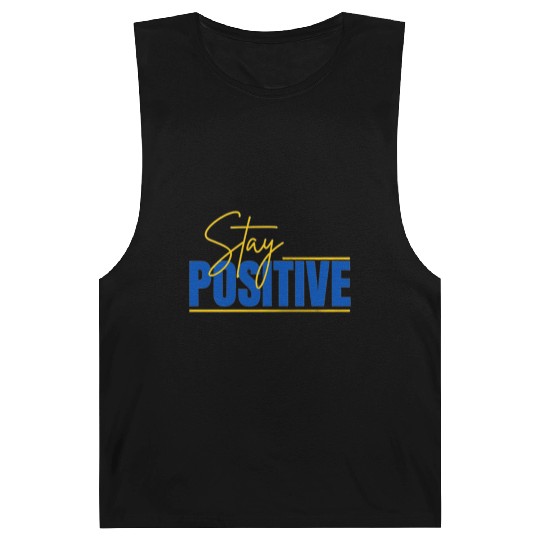 Barnard Tanks Stay Positive Typography Design